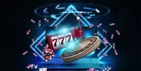 Grid 7x7 permainan Reactoonz di slot toto88 dengan karakter Reactoonz dan cluster simbol berwarna